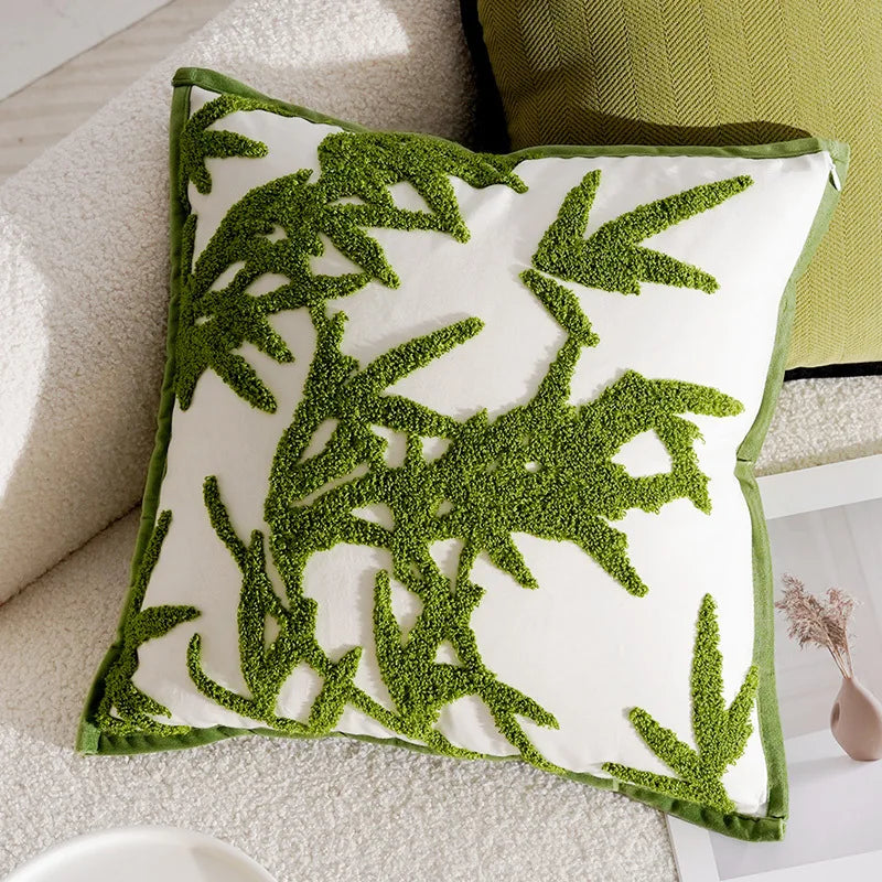 Maliben | Luxury Embroidered Decorative Cushion With Horse Print For Sofa And Living Room