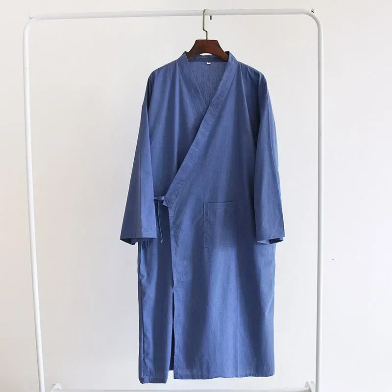 Maliben SleepRobe – Cotton Nightgown for Men 2024