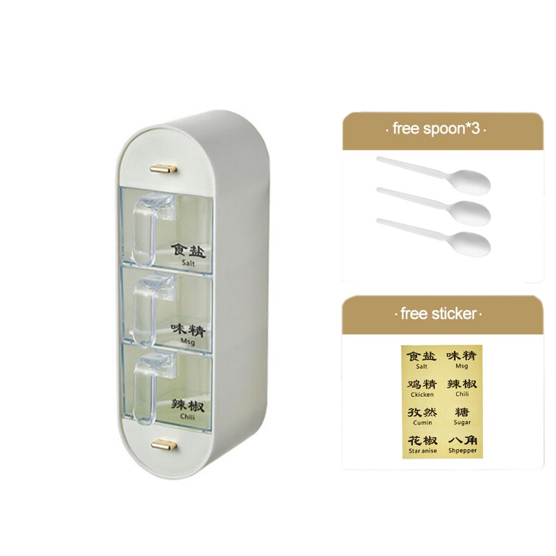 Maliben | Kitchen Organizer Wall-Mounted Seasoning Station