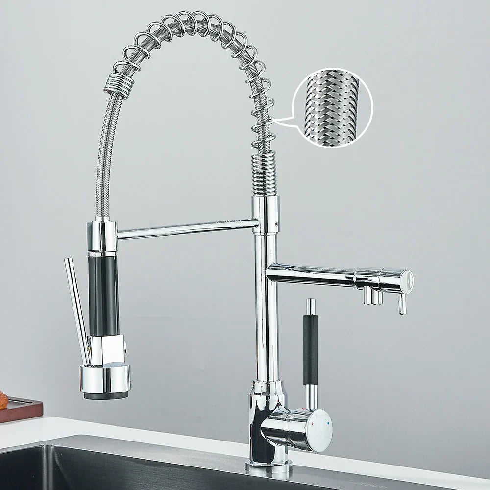 Maliben | SpringFlow – Kitchen faucet with dual outlet