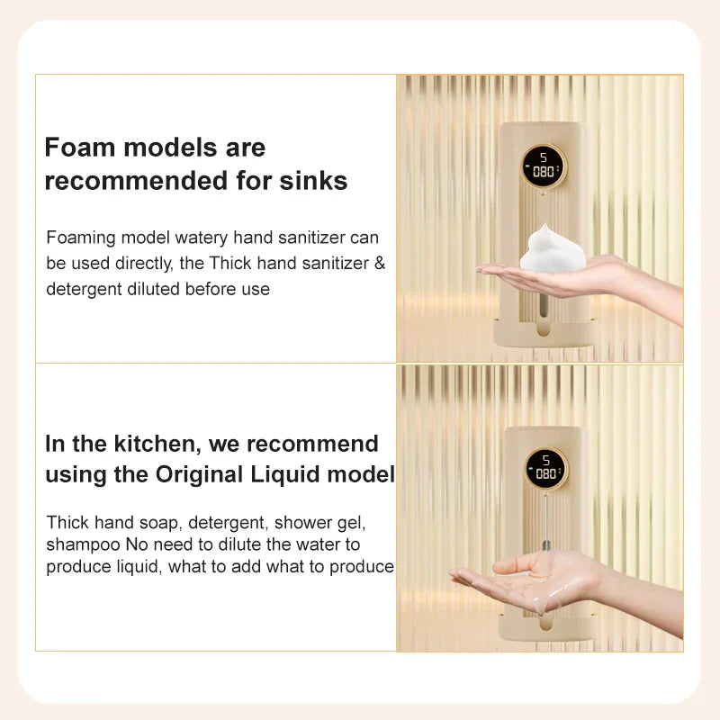 Maliben | Led Display Motion Sensor Automatic Soap Foam Dispenser