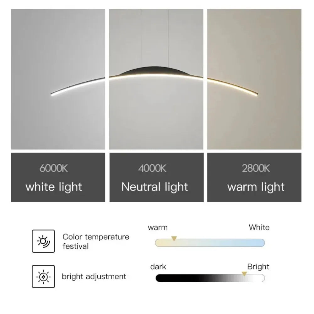 Maliben | Modern Led Pendant Light For Dining Room, Kitchen And Living Room