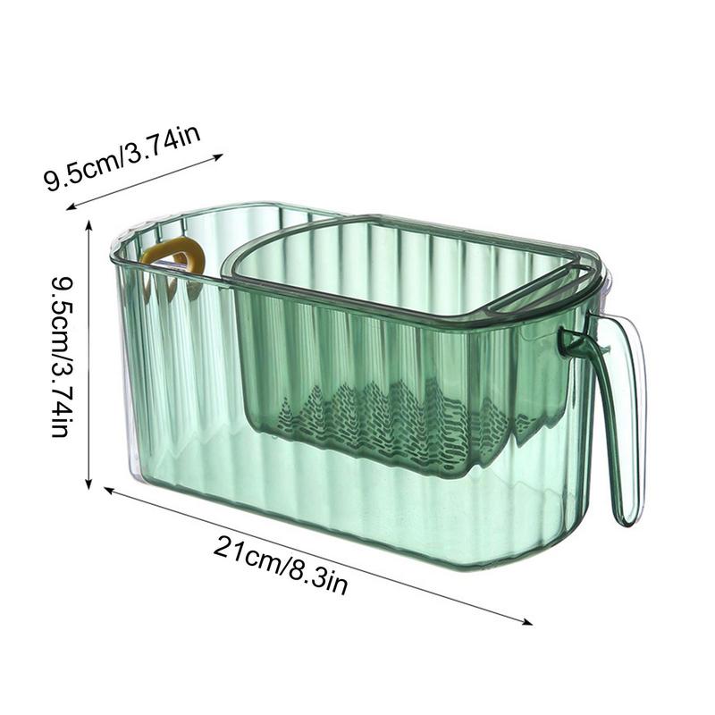 Maliben | Clear Stack Transparent Double-Layer Basket