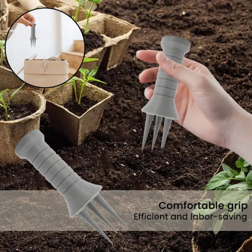 Maliben | Aergrow Hand-Aerator Made Of Plastic | Compact & Effective | 14.7 × 5 Cm | For Lawns, Beds & Plant Areas