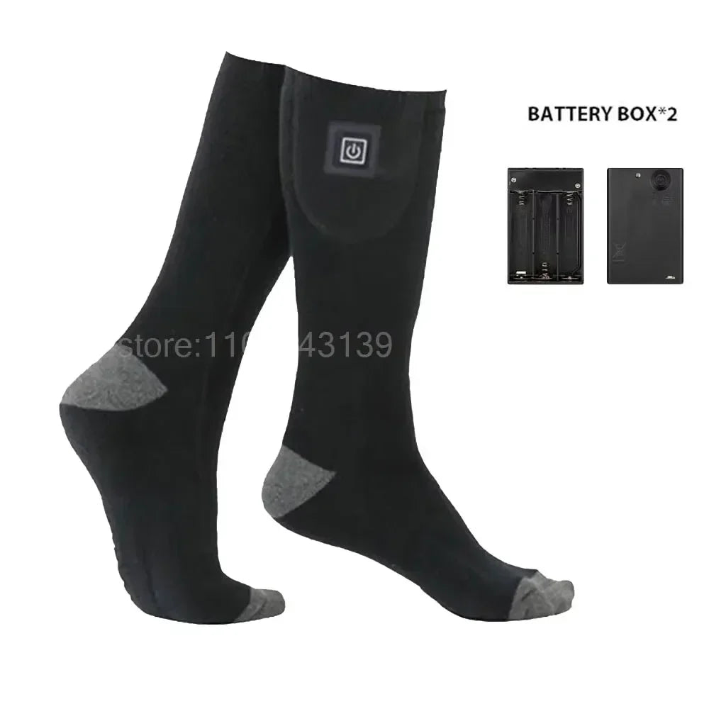 Maliben | Heatwear Rechargeable Socks With Battery Box | Electric Heating Socks For Women & Men | Warm Socks For Skiing, Hiking & Outdoor