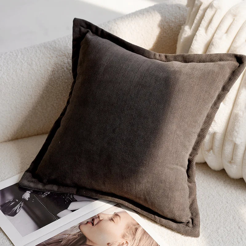 Maliben | Luxury Embroidered Decorative Cushion With Horse Print For Sofa And Living Room