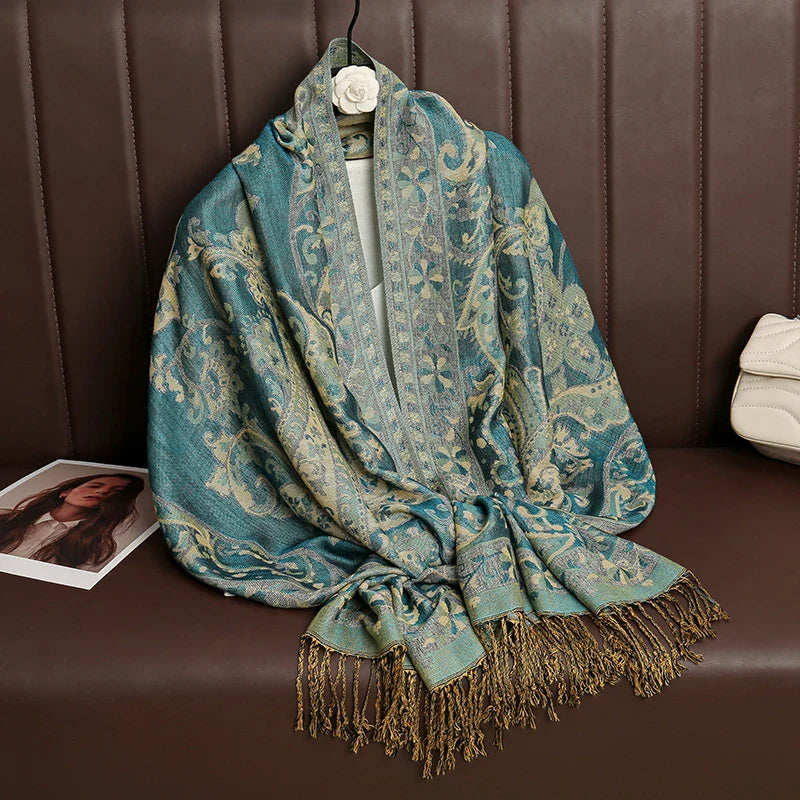 Maliben | Élégancea | Women's Scarf | Cashmere Feel | 70 × 190 Cm | Luxury Print & Warm