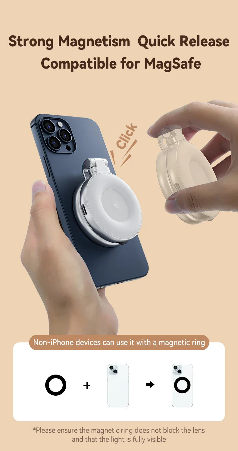 Maliben | Magsafe Adjustable Selfie Fill Light