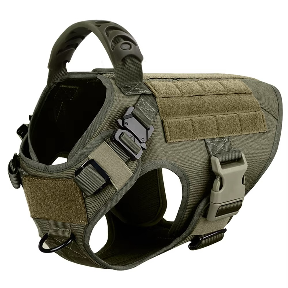 Maliben Tactical Dog Harness and Leash Set for Medium and Large Dogs