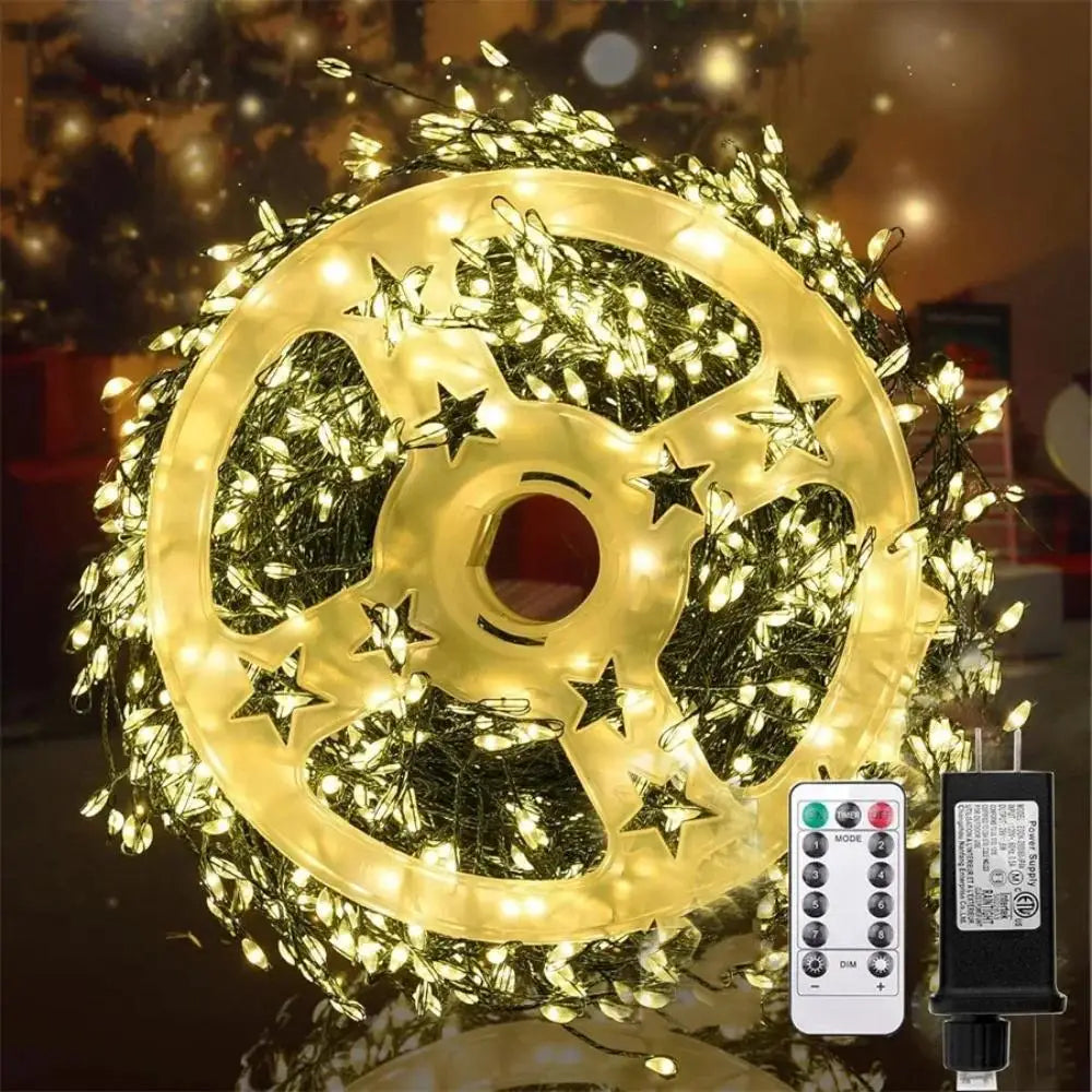 Maliben | Led Fireworks Light String Ignisia | With ReMote Control | 30–75 m | 900–2000 Leds | Ip65 Waterproof | For Christmas, Halloween & Parties