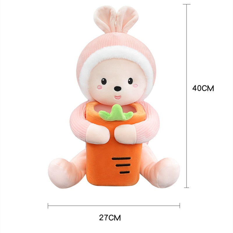Maliben | Cute Plush Animals Armrest Tissue Box