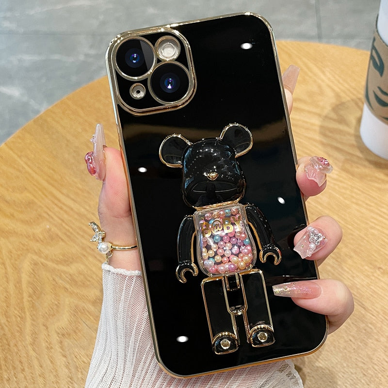 Maliben | Bear Lover Colorful 3d Doll Phone Case