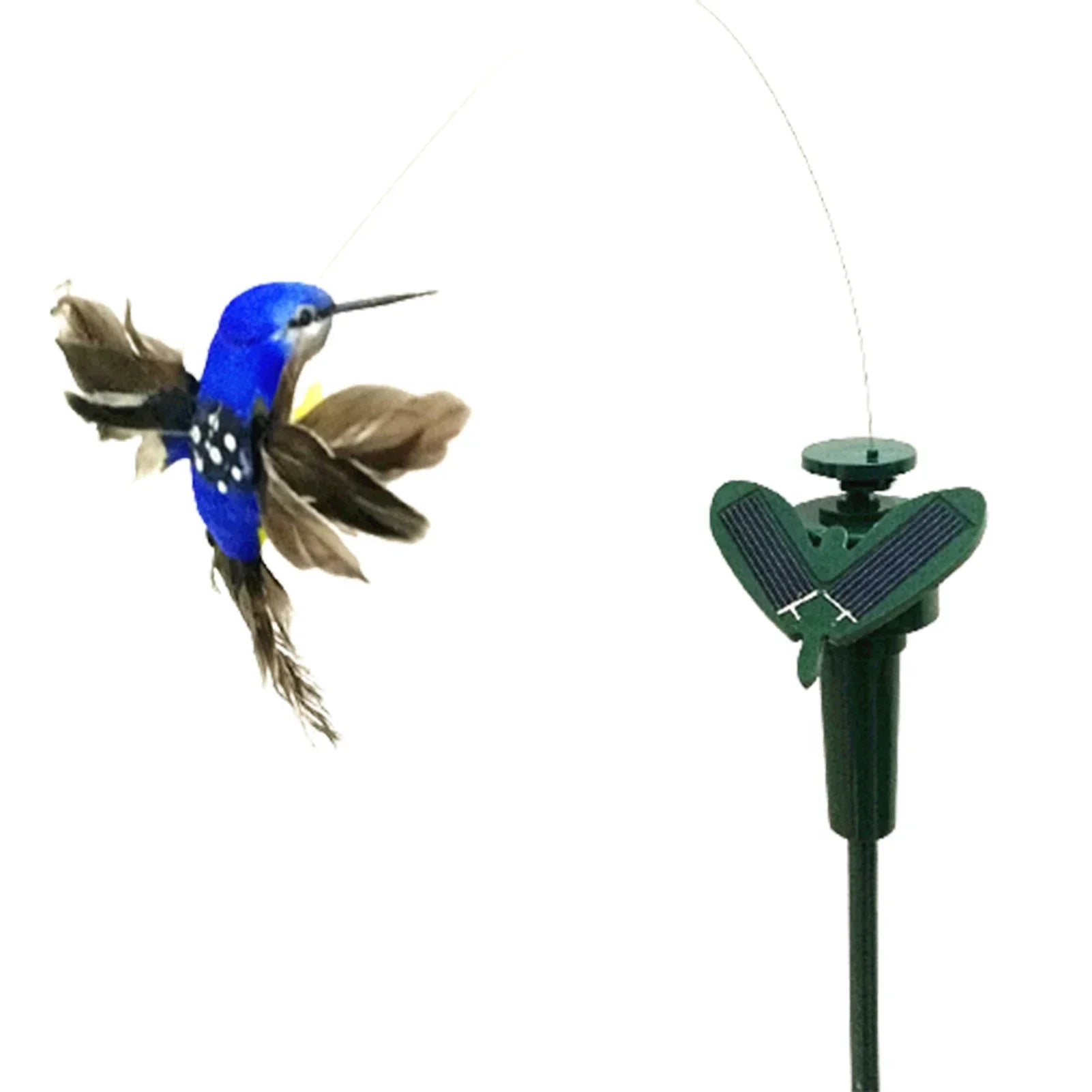 Maliben | Solavia Sunflower Garden Stake | With Rotating Butterfly Or Hummingbird | Solar Decor For Garden & Potted Plants | 20×20×10 Cm