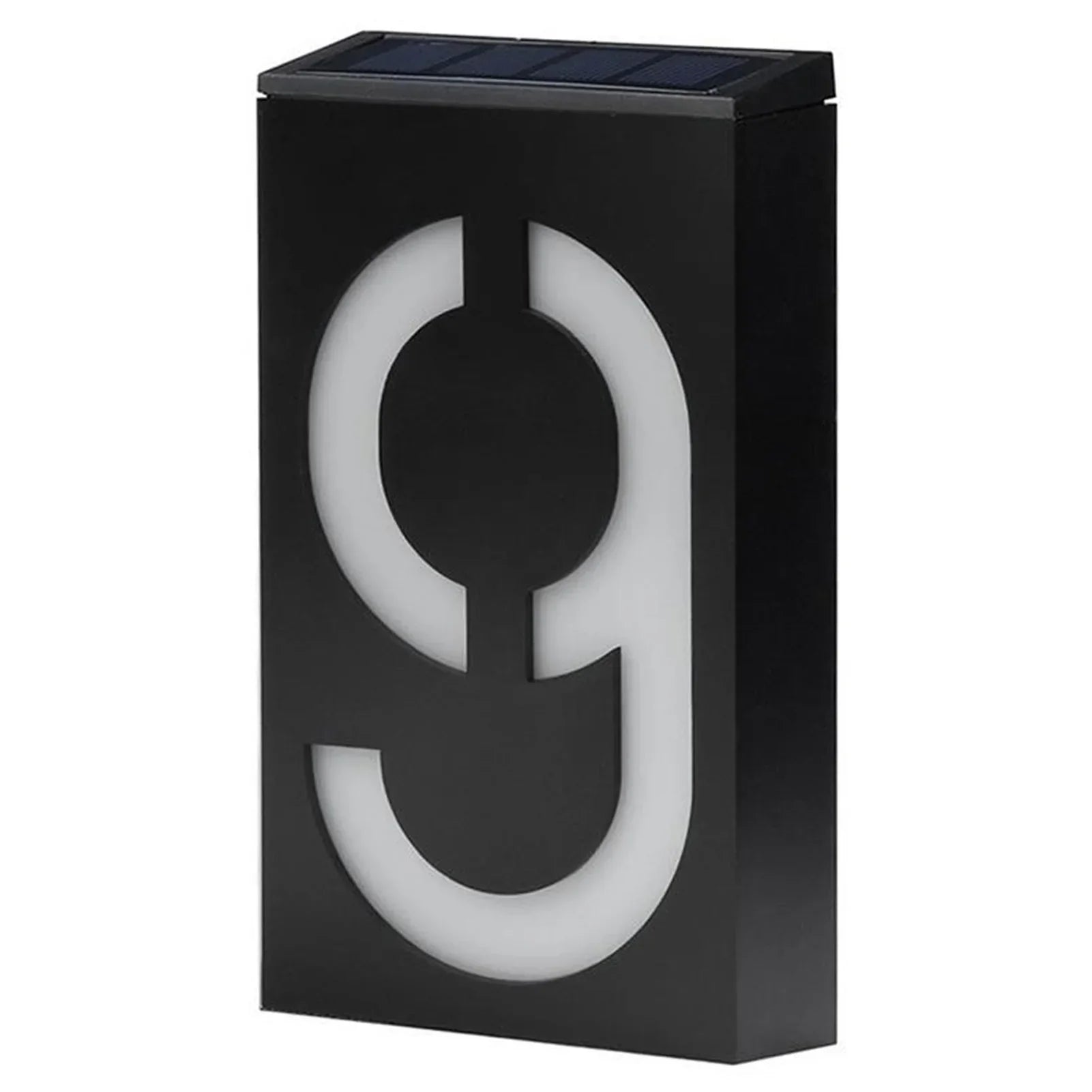 Maliben | Numelux Solar House Number Light | Led IllumInated | Weatherproof Ip55 | Automatic Light in Darkness