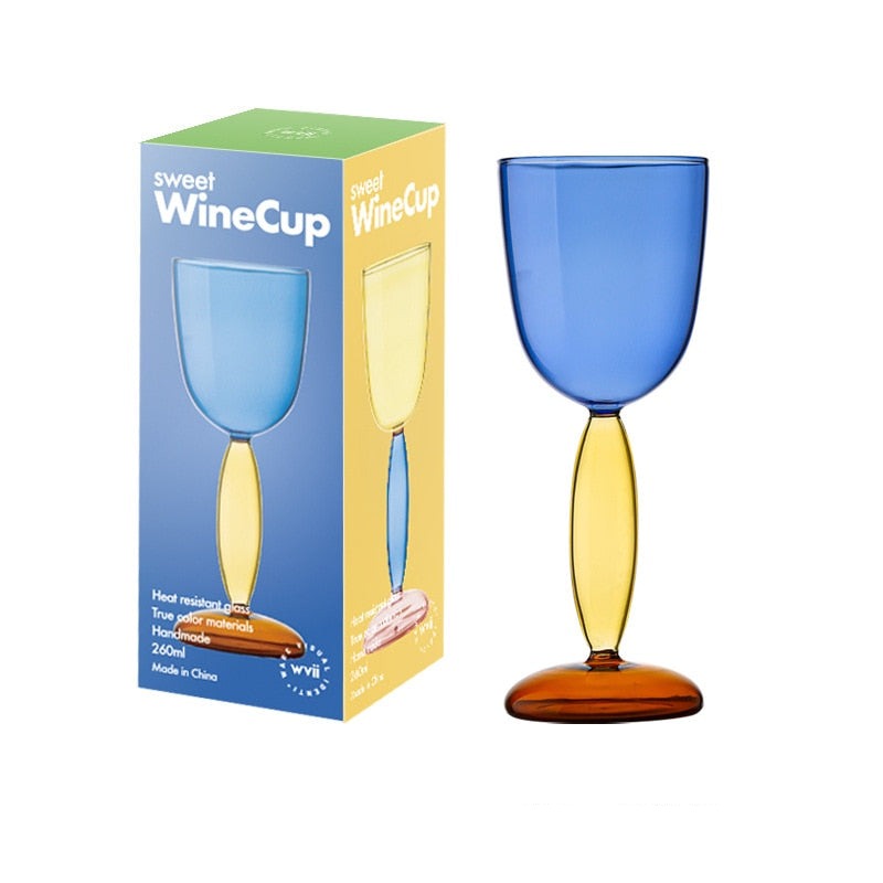 Maliben | Borosilicate 3-Color Glassware - Wine Glass