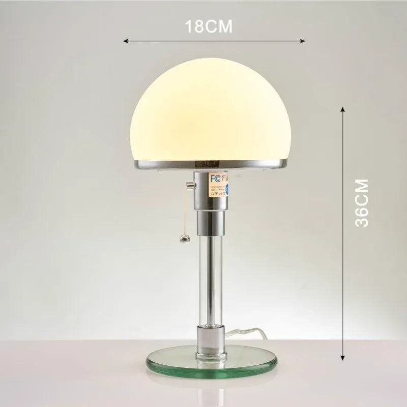 Maliben | Modern Minimalistic Glass Led Table Lamp For Home Decoration