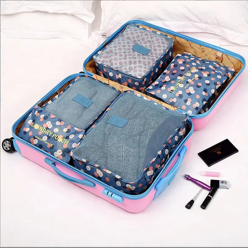 Maliben | Travoro Packing Cube Set | 6-Piece | Waterproof & Extra Volume | Suitcase Organizer For Men