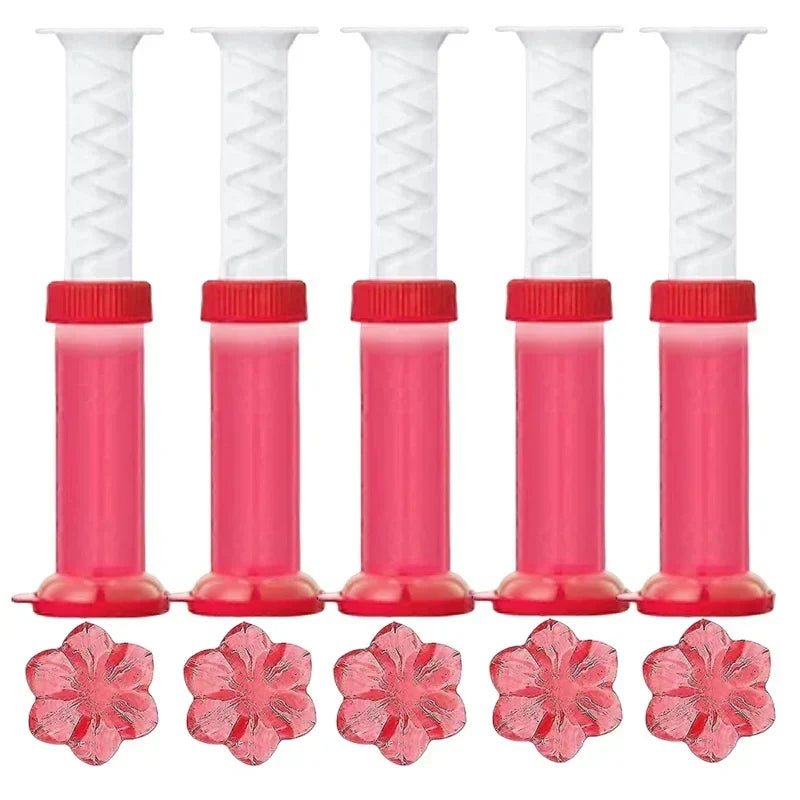 Maliben | Bloomfresh Wc-Gel Flowers | Fragrance Gel For Toilet & Urinal | Cleansing, Antibacterial & Decorative | 12 Flowers Per Stick
