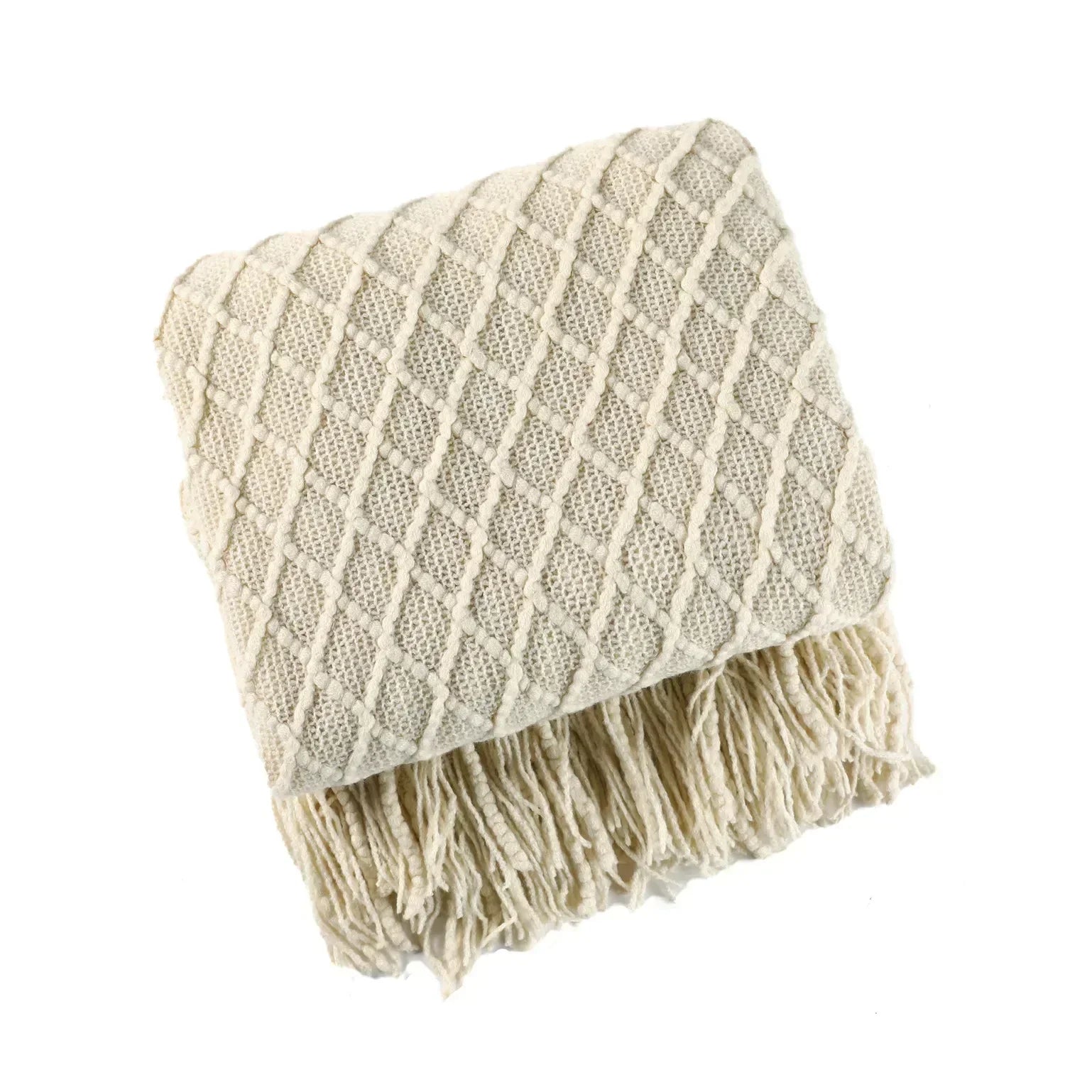 Maliben Nordic Style Dick Knitted Blanket