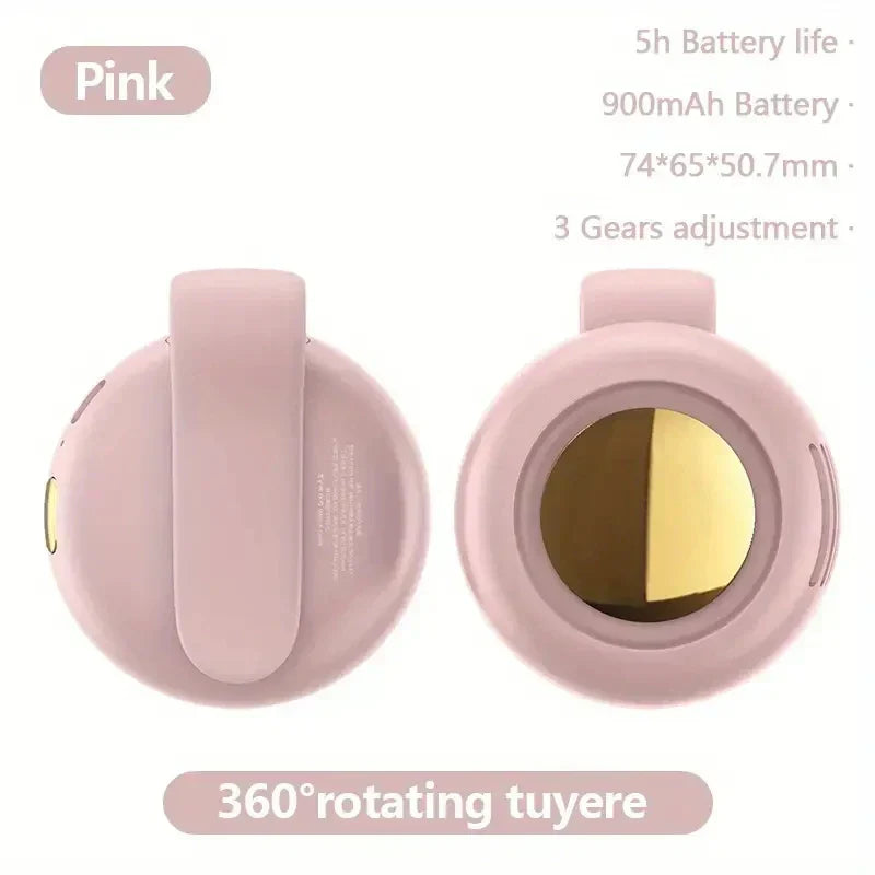 Maliben | Breezeclip Mini-Fan | Quiet, Portable And 360° Rotatable For Kids And On The Go
