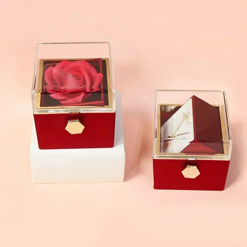 Maliben | Eternal Rose Spin Display Jewelry Box