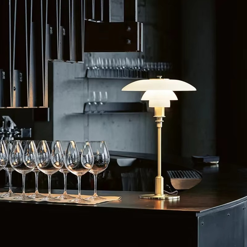 Maliben | Retro Design Glass Table Lamp