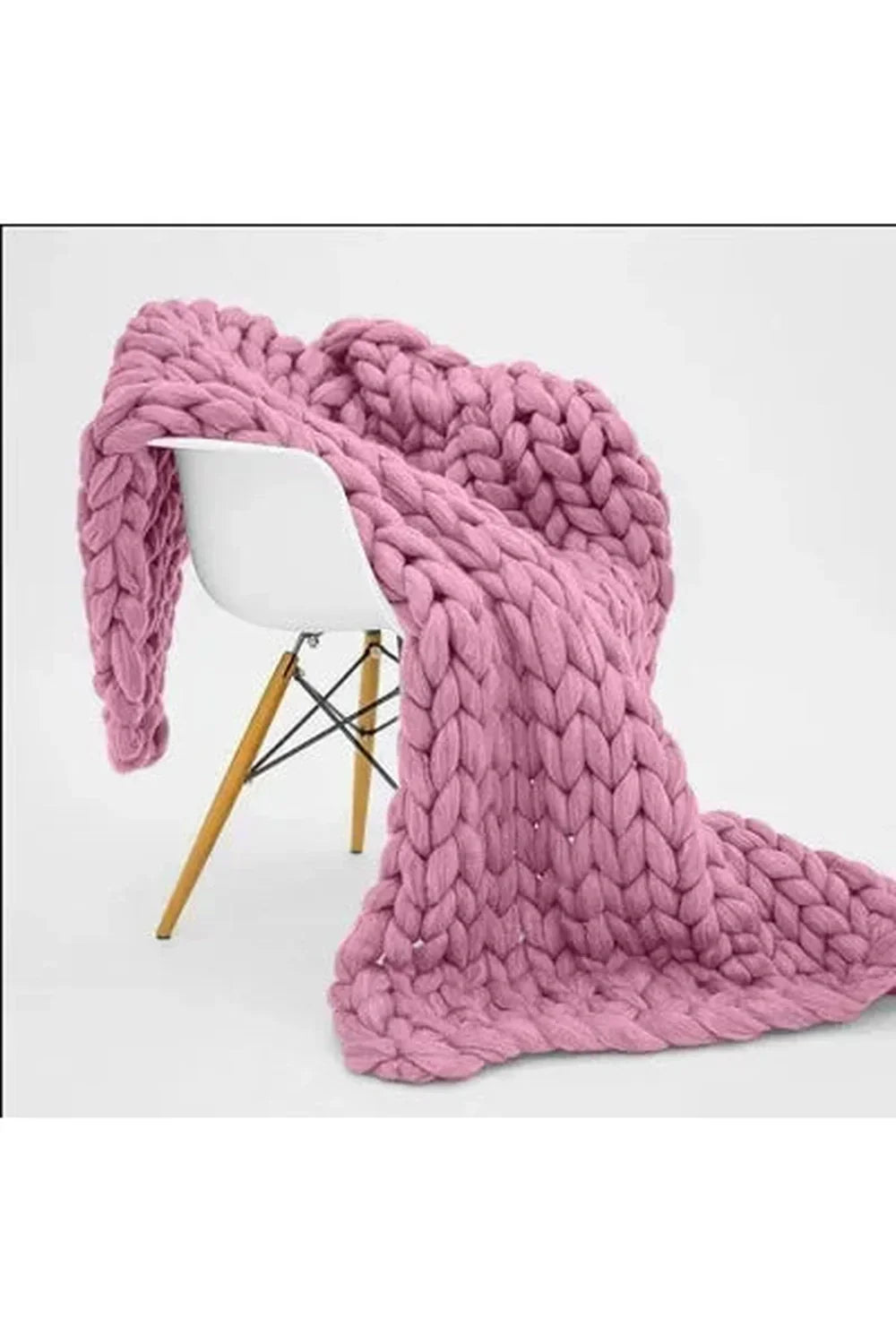 Maliben Cozy Knit Chunky Blanket