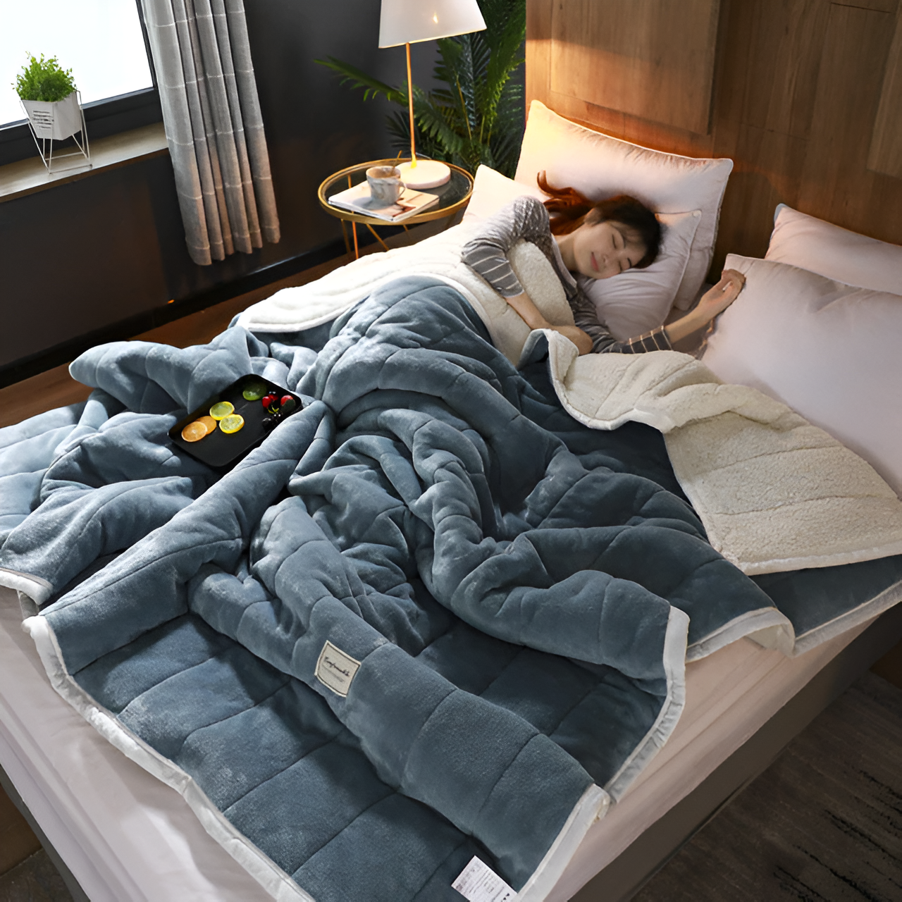 Maliben | Luxury Fleece Blanket Super Soft Warm And Cozy High Quality Materials