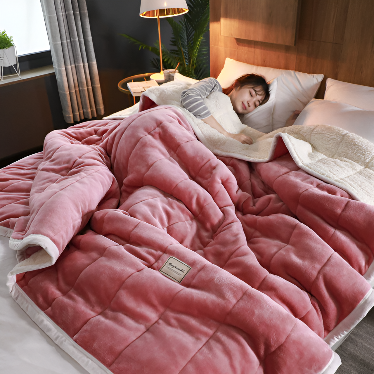 Maliben | Luxury Fleece Blanket Super Soft Warm And Cozy High Quality Materials