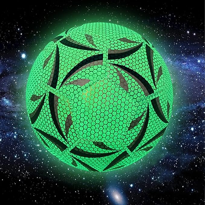 Maliben | Glowball - Reflective Soccer Ball For Night Matches And Durable Play Fun