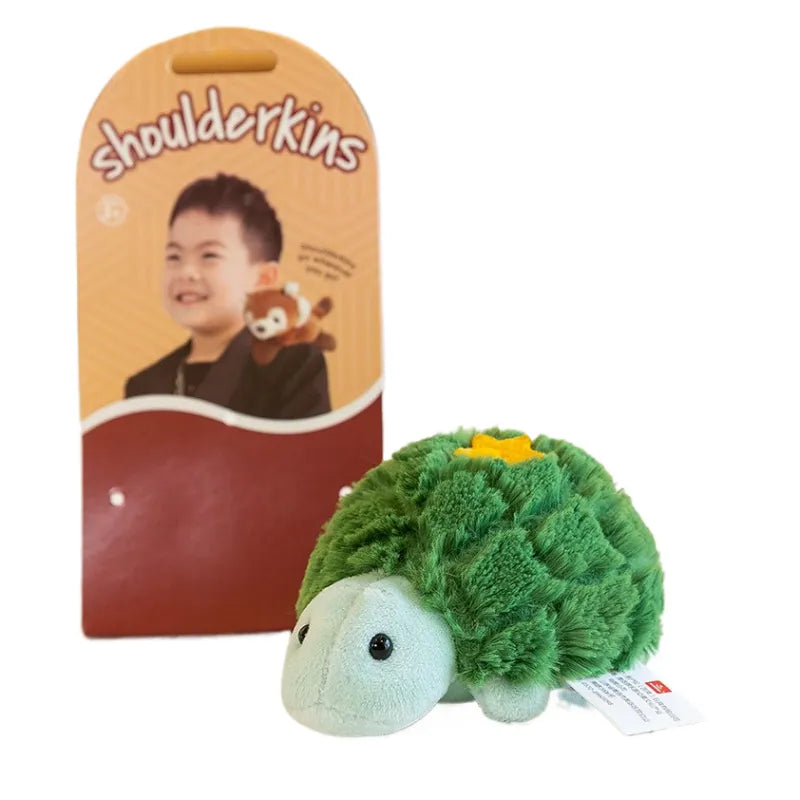 Maliben | Chameocuddle | Cuddle Friend FOr Your Shoulder - Green Chameleon Plush Animal Pillow For Home or Office