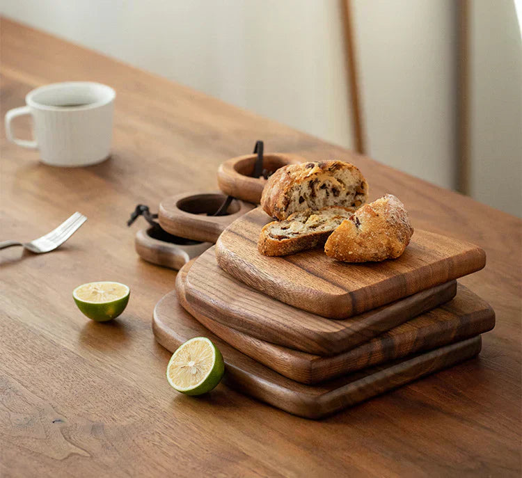 Maliben | WaldenCraft Walnut Cutting Board – Luxurious Double-Sided Cutting & Serving Board