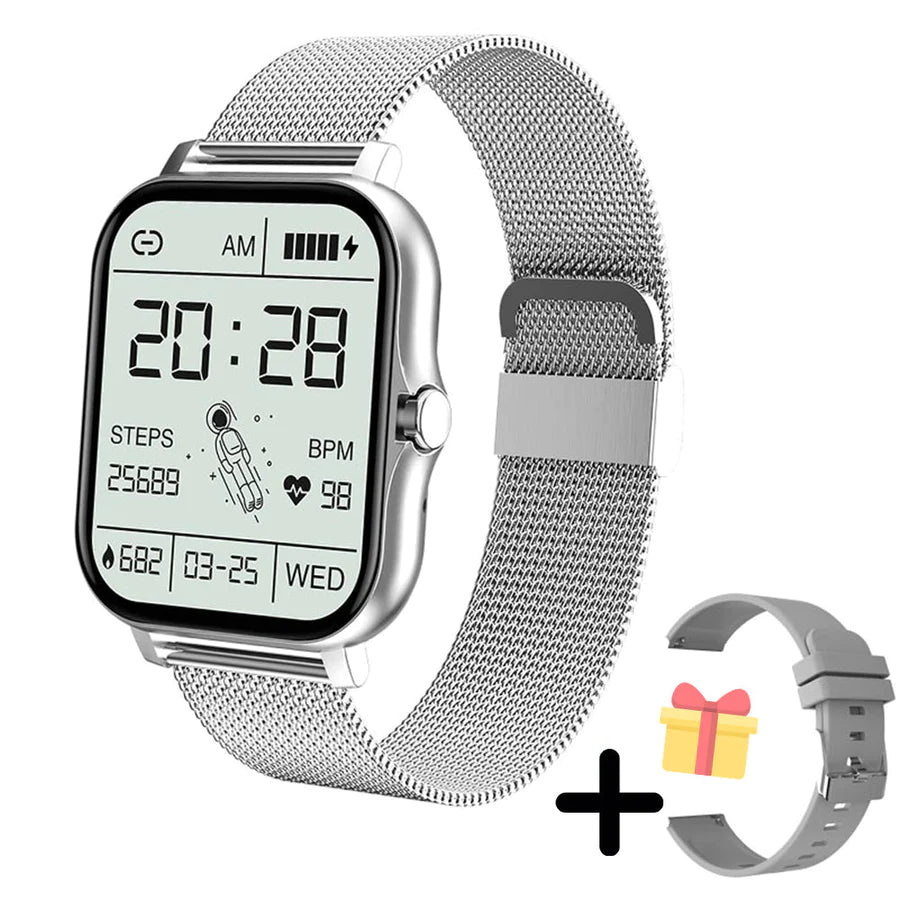 Maliben | Gold Watch - Multifunctional Digital Smartwatch