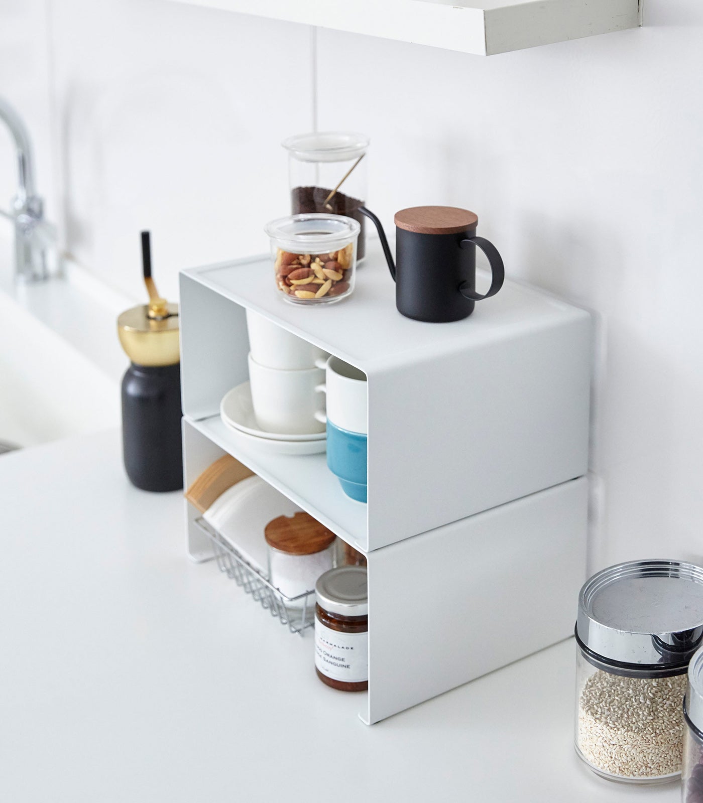 Maliben | Stackable Kitchen Shelf - Two Sizes - Steel