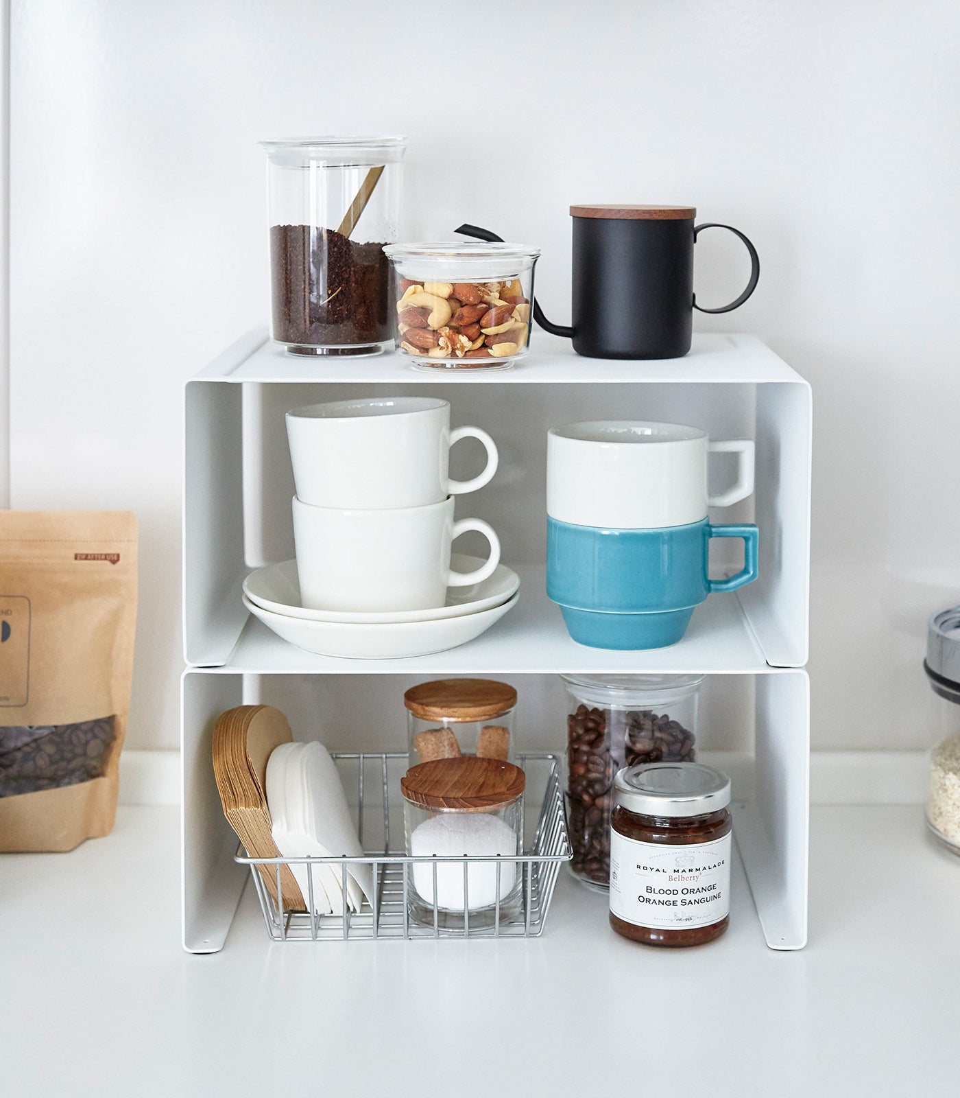 Maliben | Stackable Kitchen Shelf - Two Sizes - Steel