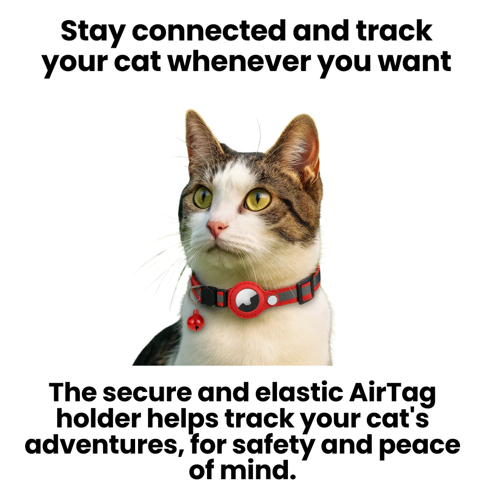 Maliben | Cat GPS Tracker Collar | Quick Release Closure, Reflective Design & Durable for Outdoor Safety Adventures
