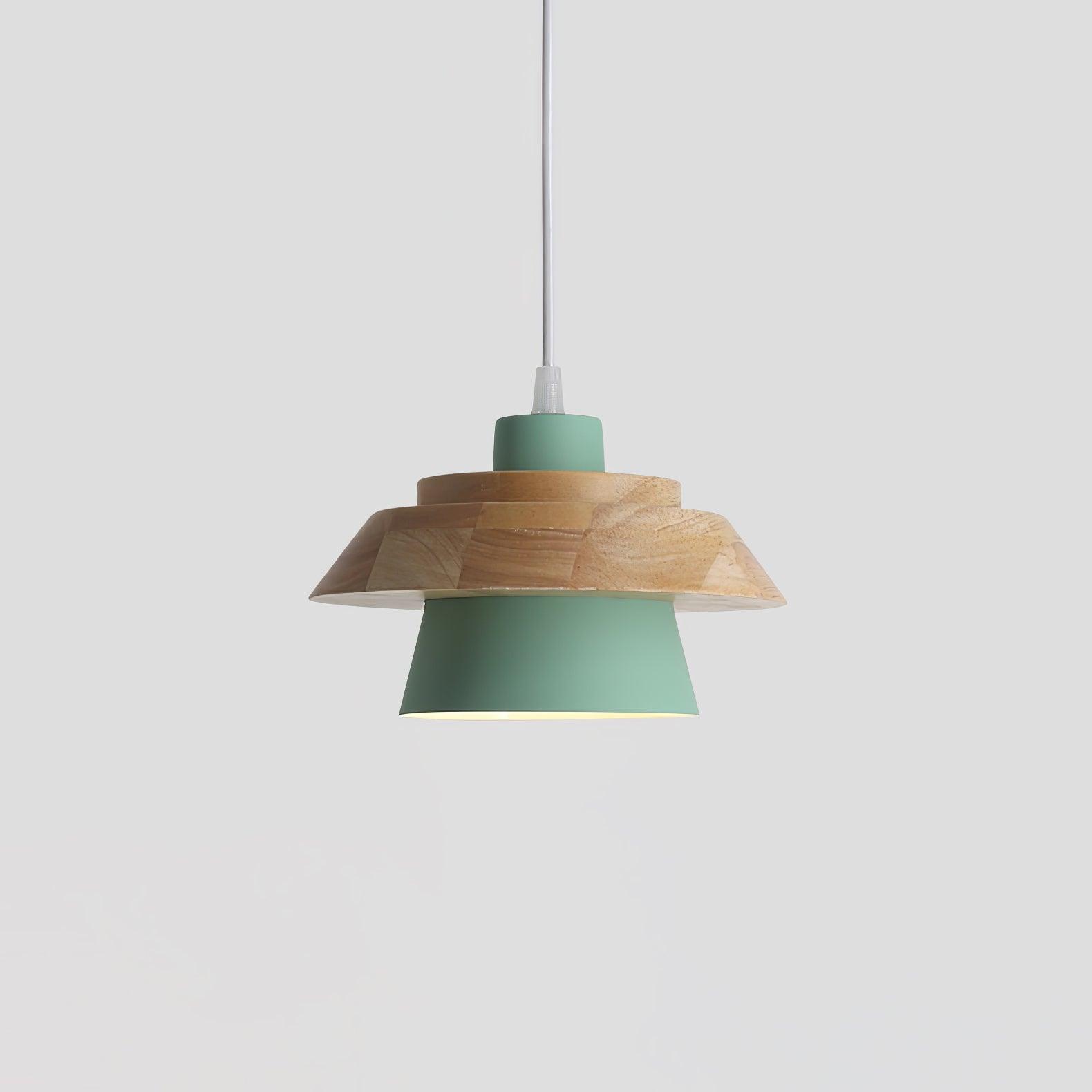 Maliben | Nordicmacaron Luxury Ceiling Lamp - Scandinavian Design With Wooden Finish