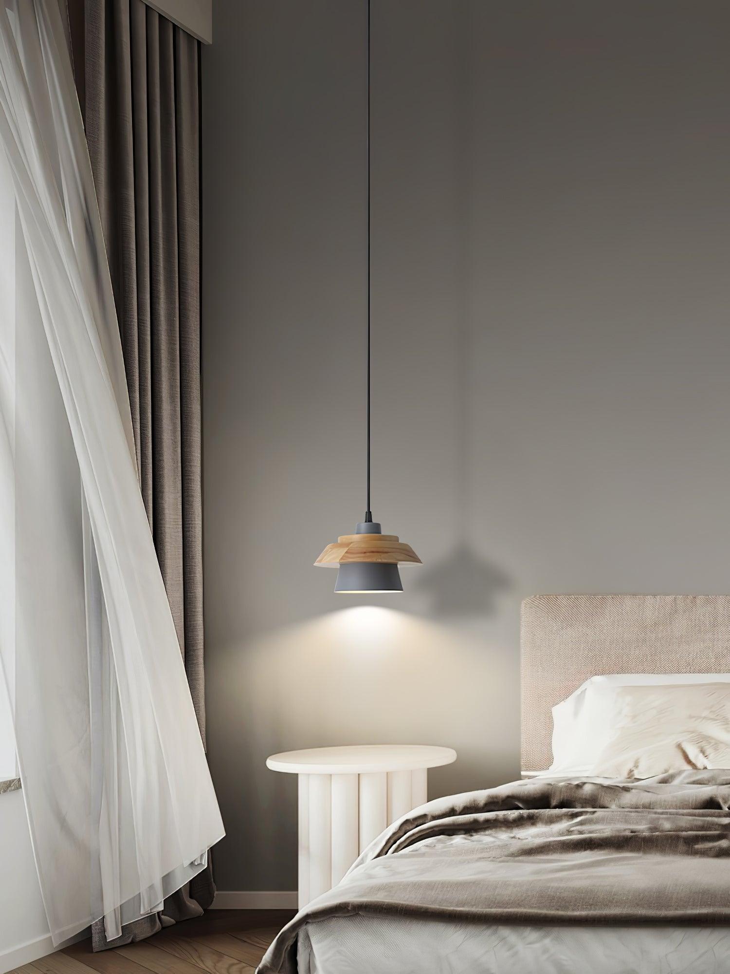 Maliben | Nordicmacaron Luxury Ceiling Lamp - Scandinavian Design With Wooden Finish