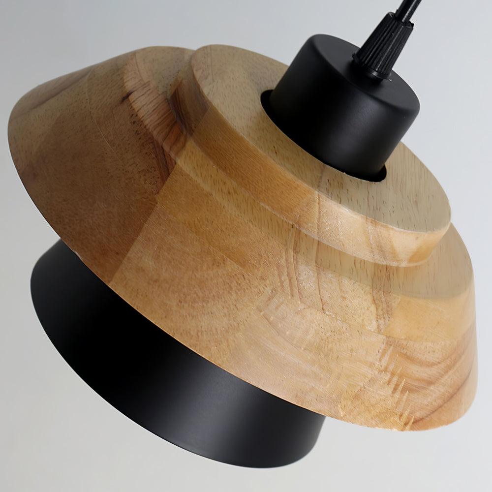 Maliben | Nordicmacaron Luxury Ceiling Lamp - Scandinavian Design With Wooden Finish
