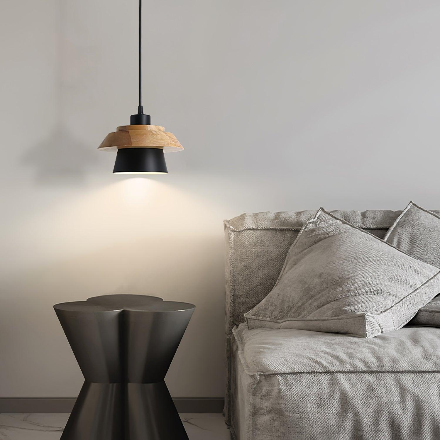 Maliben | Nordicmacaron Luxury Ceiling Lamp - Scandinavian Design With Wooden Finish