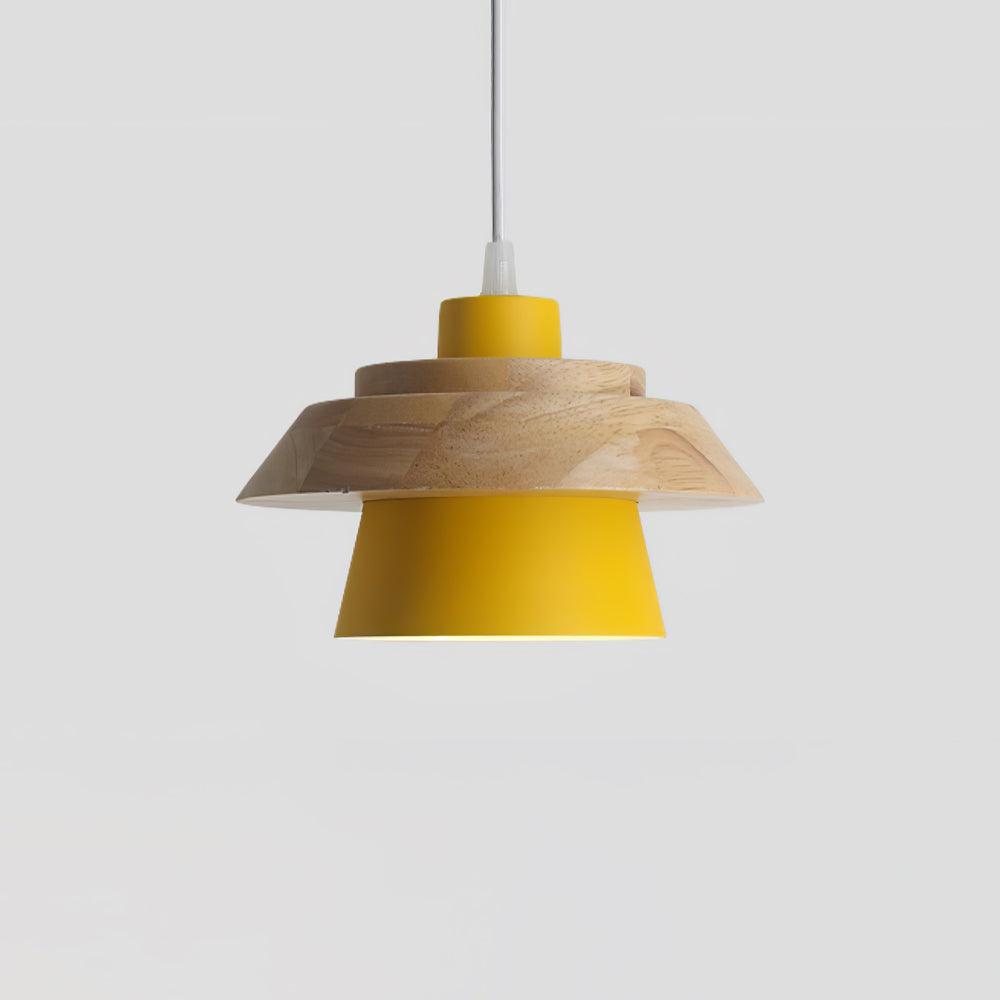 Maliben | Nordicmacaron Luxury Ceiling Lamp - Scandinavian Design With Wooden Finish