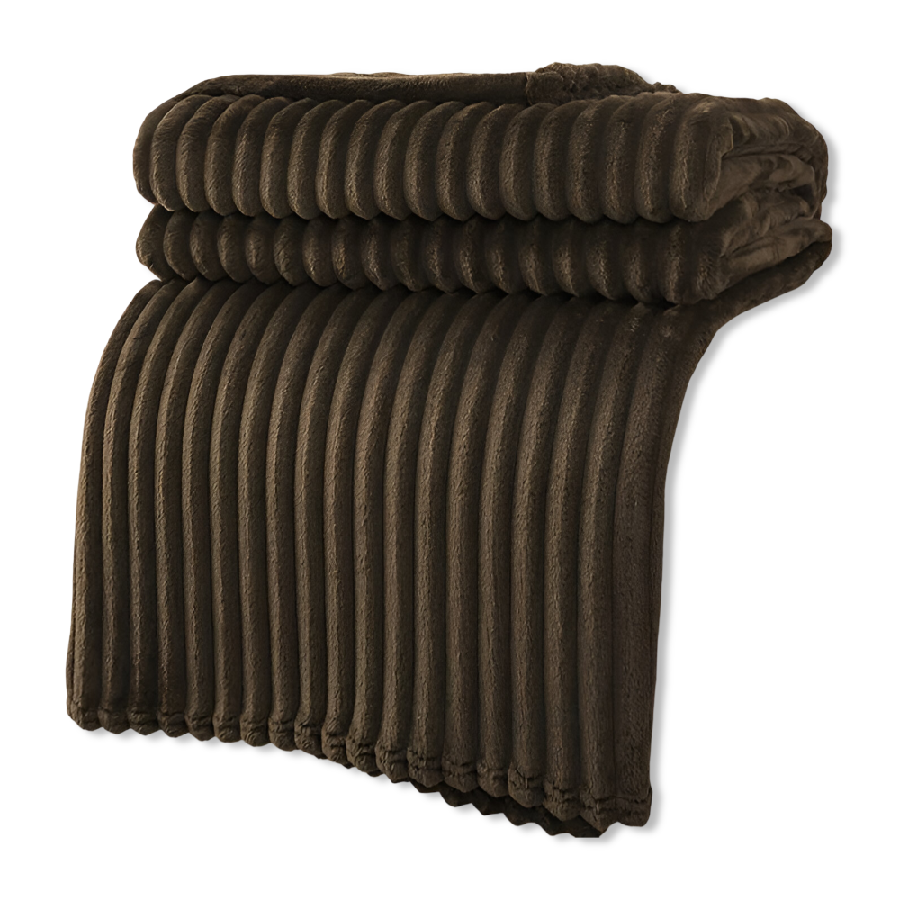 Maliben | Cosyloom Plaid | Soft Ribbed Fleece Blanket | Breathable & Fluffy | For All Seasons