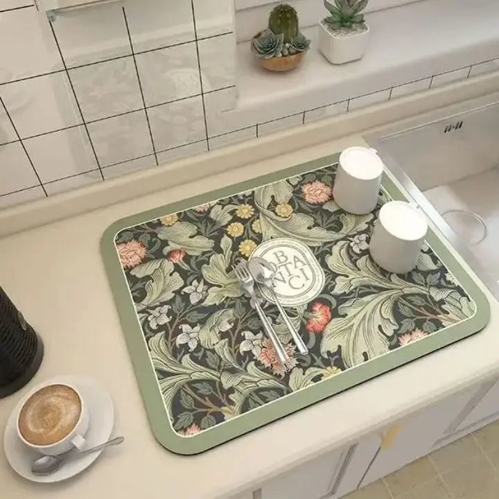 Maliben | Super Absorbent Drip Mat – Non-Slip And Quick-Drying