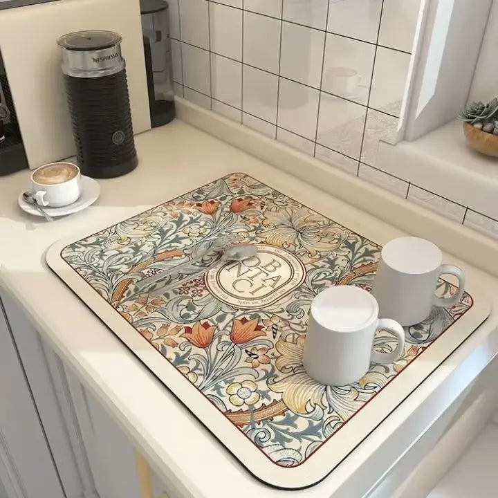 Maliben | Super Absorbent Drip Mat – Non-Slip And Quick-Drying
