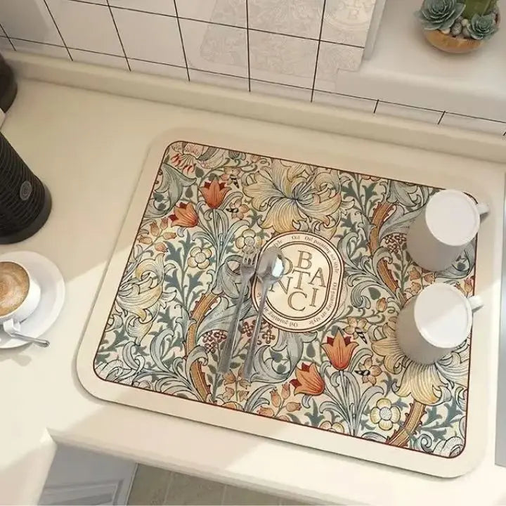 Maliben | Super Absorbent Drip Mat – Non-Slip And Quick-Drying