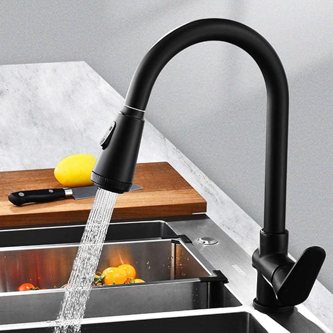 Maliben | Swiftflow Modern Faucet Pull-Out Spray Sensor