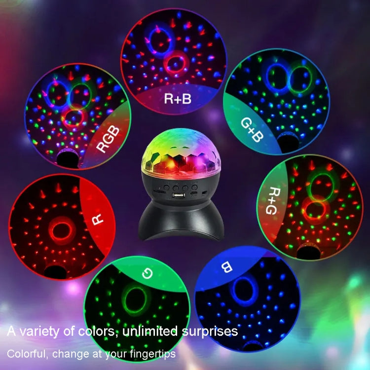 Maliben | Home Led Magic Ball Lights Bounce Ambient Lamps Room Sound Lights Balls, Color: Charging Model Black (Rgb Colored 5w)