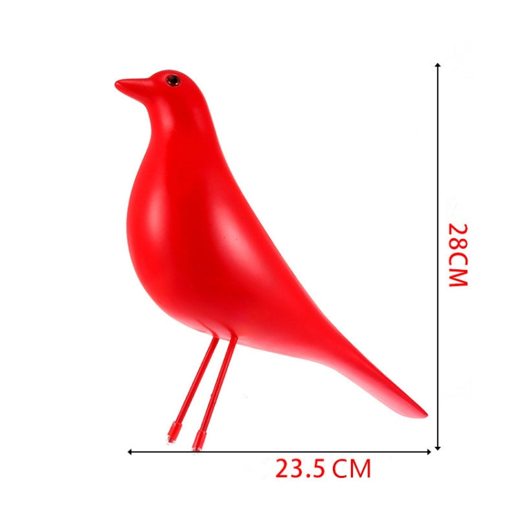 Maliben | Resin Craft Bird Figurine Office Ornaments Home Decoration Accessories (Black)
