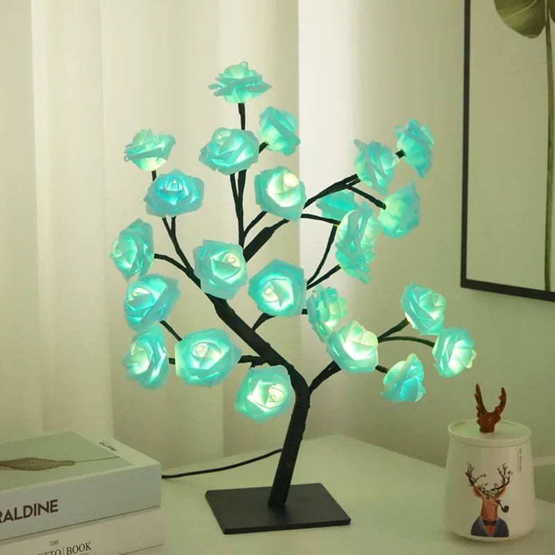 Maliben | Romantic Rose Table Lamp - Warm Light & Elegance