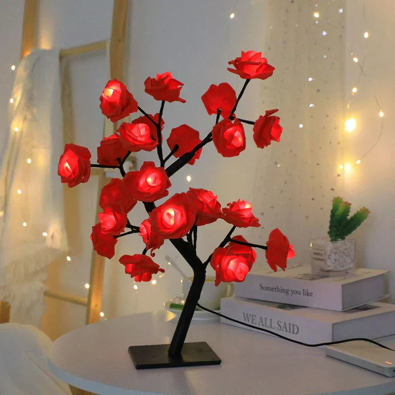 Maliben | Romantic Rose Table Lamp - Warm Light & Elegance